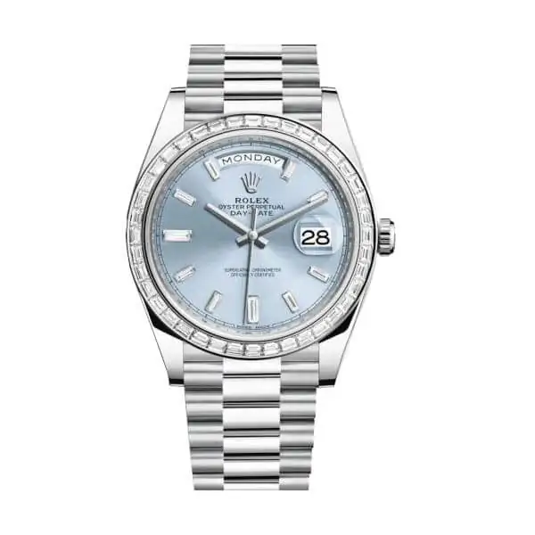 Rolex Day-Date Platinum 228396TBR ---Super Clone